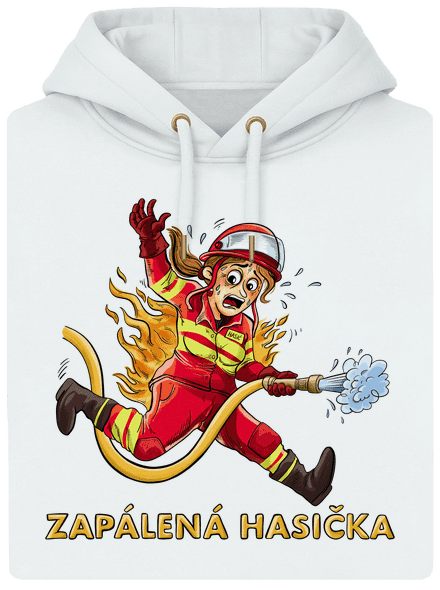 Zapálený hasič a hasička unisex mikina premium Snowwhite