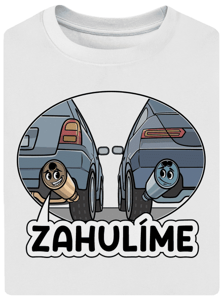 Zahulíme unisex tričko oversized White