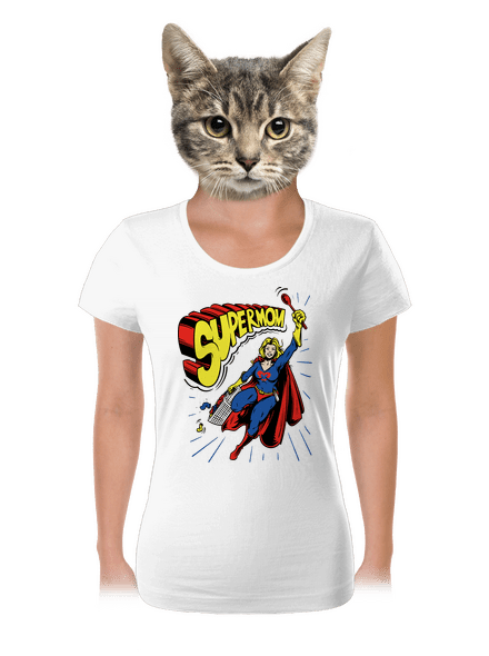 Supermom dámske tričko White