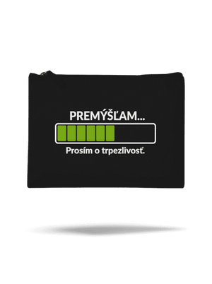 Premýšľam taštička Black
