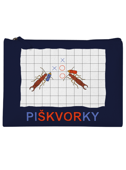 Škvorí piškvorky taštička French Navy