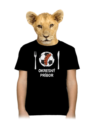 Okresný príbor detské tričko Black