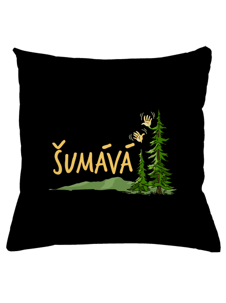 Šumává vankúš Black