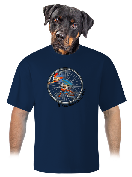 Cyklistický horoskop: Kozorožec unisex tričko oversized Midnight Blue