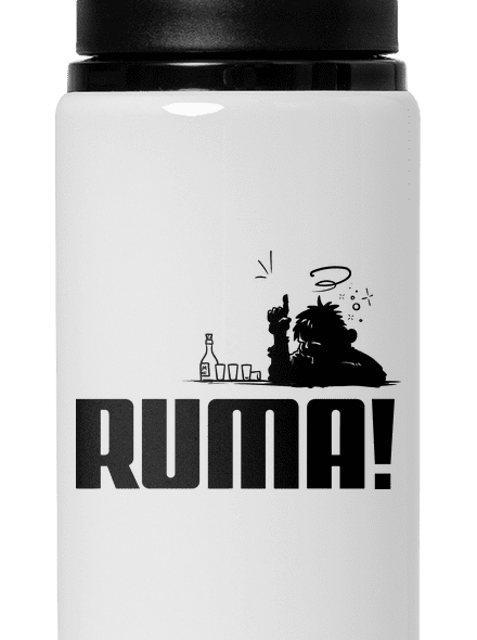 Ruma flaša na vodu White