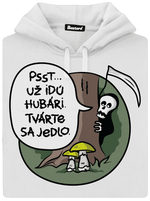 Muchotrávky zelené dámska mikina klokanka White