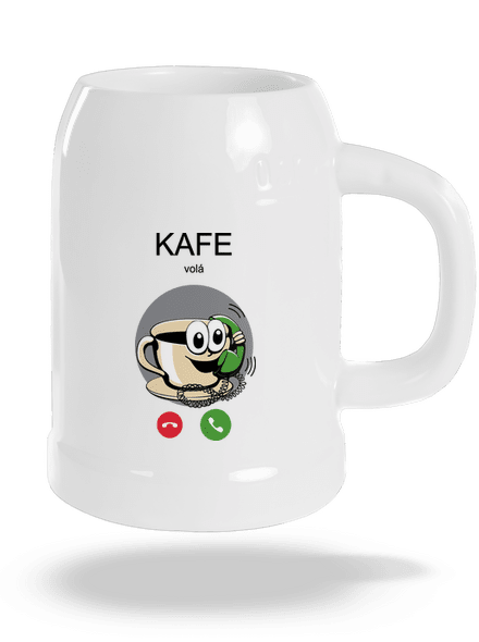Kafe volá polliter White