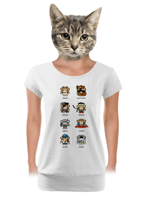 dámske tričko s lemom