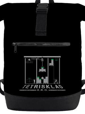 Tetrisklad batoh Black