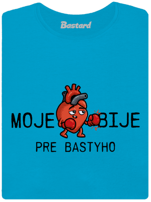 Moje srdce bije dámske tričko Blue Atol