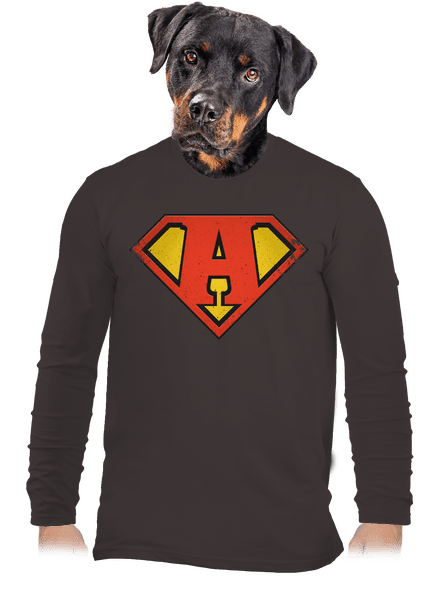 Som superhrdina pánske dlhý rukáv Bear Brown