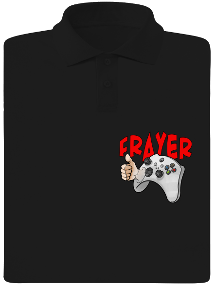 Frayer pánska polokošeľa Black