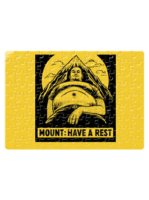 Mount have a rest puzzle White