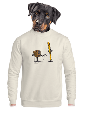 unisex mikina bez kapucne