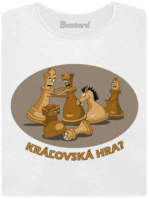 Kráľovská hra dámske tričko White