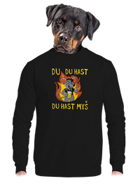 unisex mikina bez kapucne