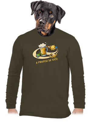 A predsa sa točí! pánske dlhý rukáv Urban Khaki