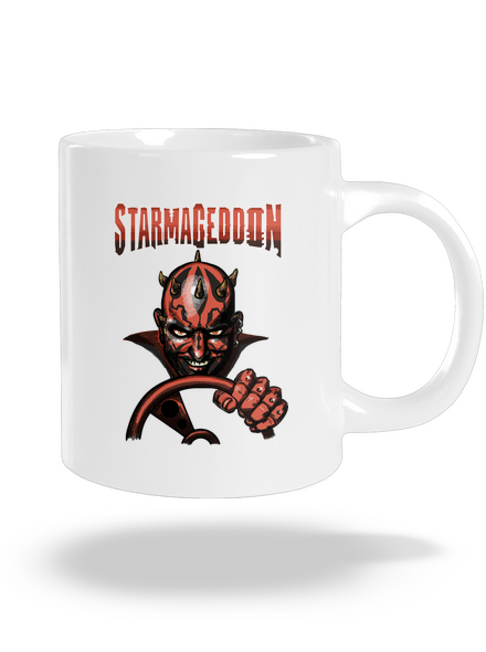 Starmageddon veľký hrnček White