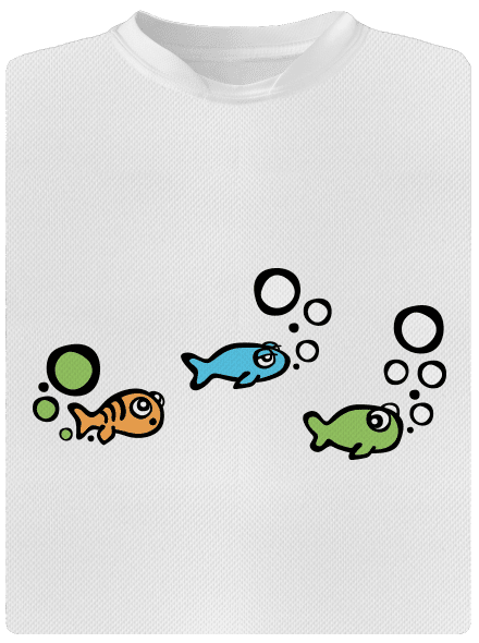 Nehoda detské športové tričko White