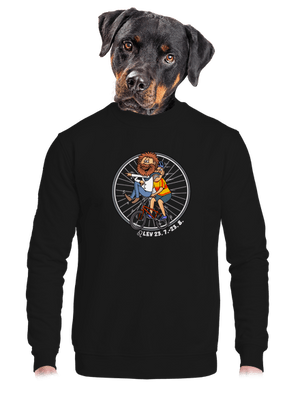 Cyklistický horoskop: Lev unisex mikina bez kapucne Black