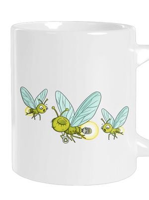 Svetluška veľký hrnček White