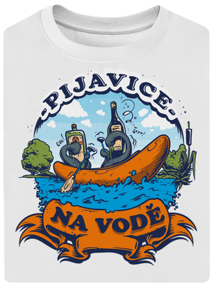 Pijavice na vode unisex tričko oversized White