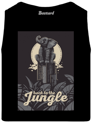 Back to the jungle pánske tielko Black