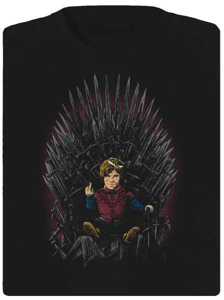 Tyrion na tróne dámske športové tričko Black