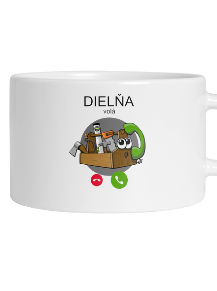 Dielňa volá hrnček makronka White