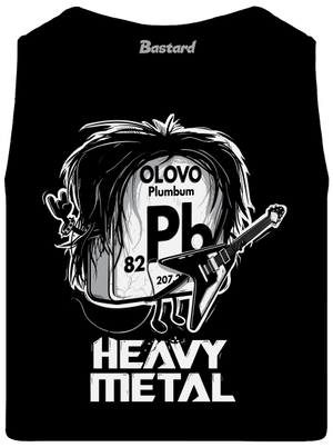 Heavy Metal pánske tielko Black