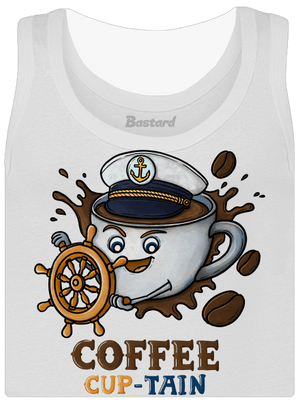 Coffee Cup-tain dámske tielko klasické White