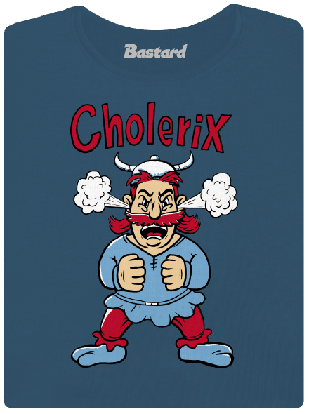 Cholerix dámske tričko prémium Petrol Blue