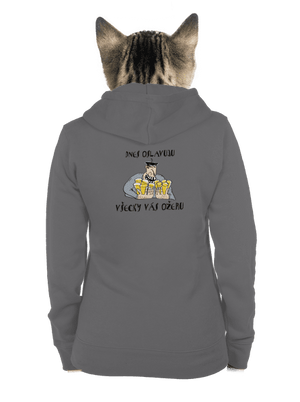 dámska mikina na zips