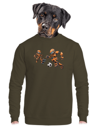 unisex mikina bez kapucne