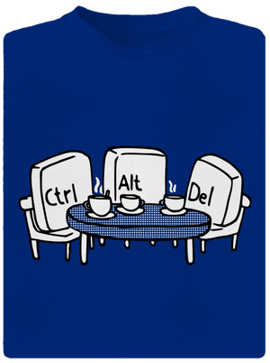 Nerozluční kamaráti pánske športové tričko Royal Blue Mal