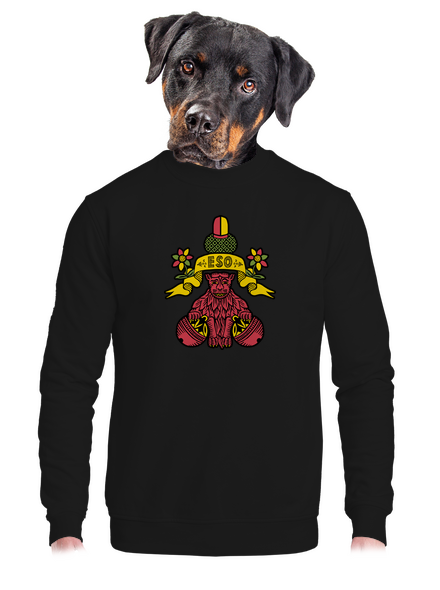 Guľové eso unisex mikina bez kapucne Black