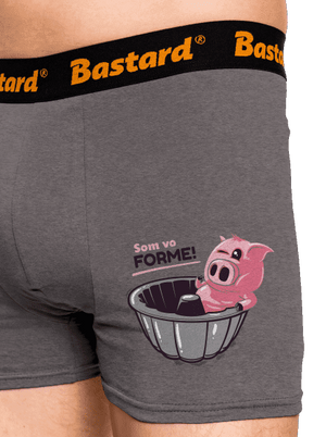 Vo forme boxerky Gray Melange