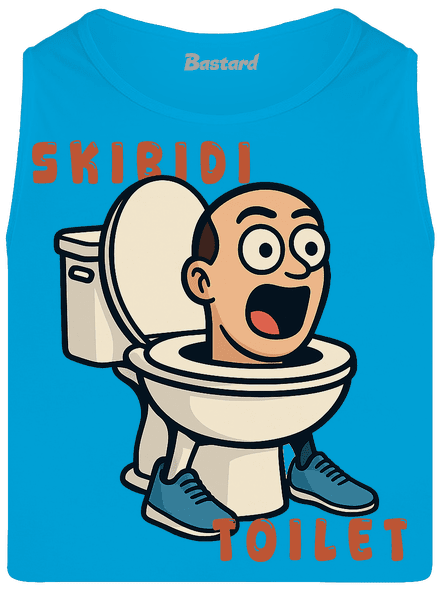 Skibidi Toilet pánske tielko Atoll