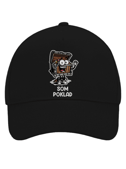 Som poklad šiltovka baseballka Black