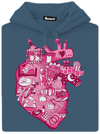 dámska mikina klokanka