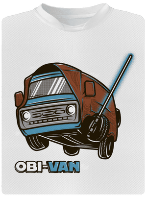 Obi Van detské športové tričko White