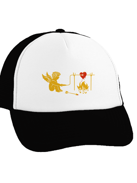 Amorek šiltovka truckerka Black cap