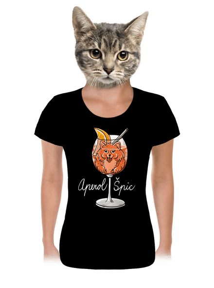 Aperol Špic dámske tričko Black
