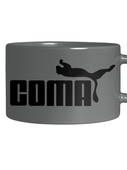 Coma hrnček makronka Grey Macaron
