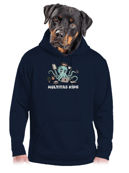 Multitas king pánska mikina klokanka Navy