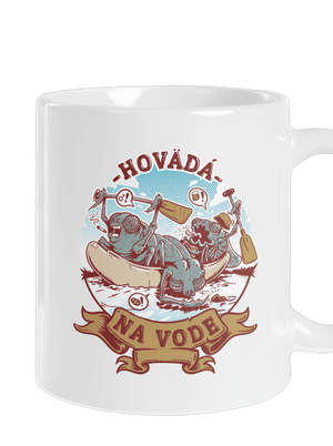 Hovädá na vode klasický hrnček White