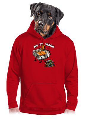 Wago svorka pánska mikina klokanka Red