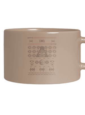 Vader na svetri hrnček makronka Brown Macaron