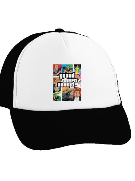 Grand Theft Arnold šiltovka truckerka Black cap
