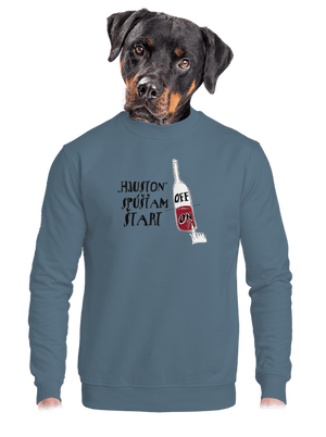 unisex mikina bez kapucne